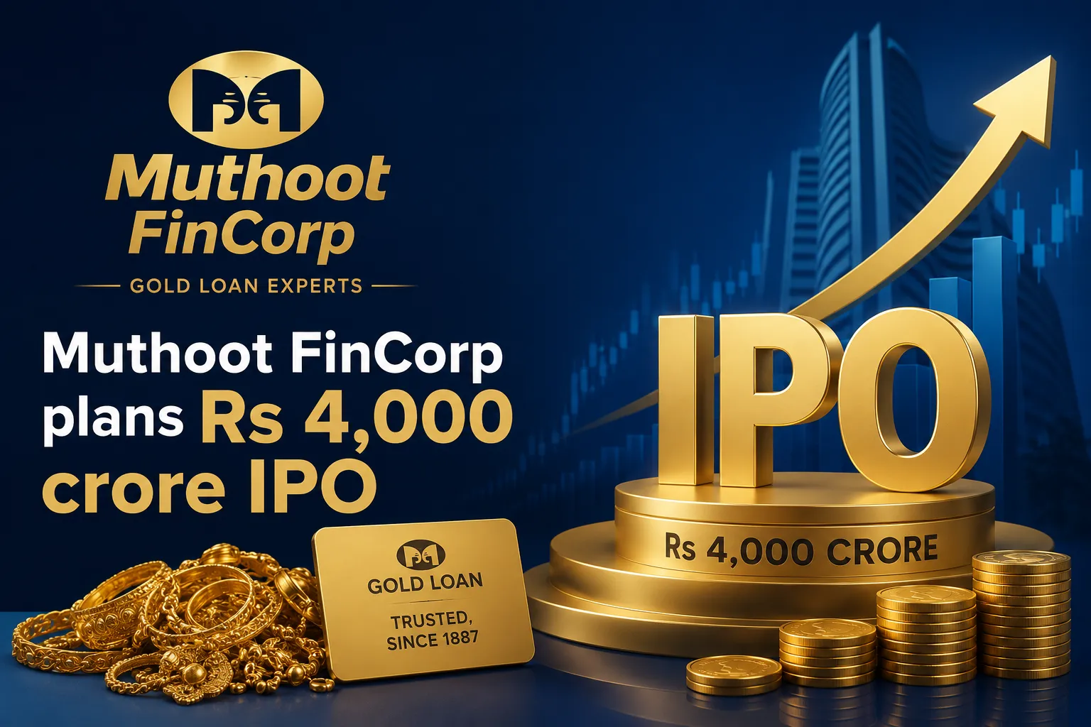 Gold loan giant Muthoot FinCorp plans Rs 4,000 crore IPO