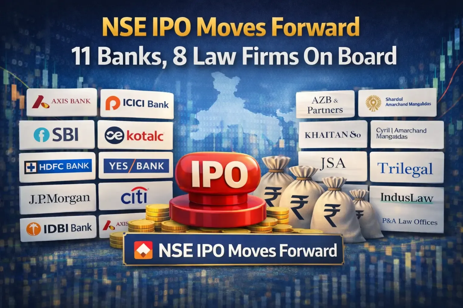 NSE IPO Moves Forward, 11 Banks, 8 Law Firms On Board