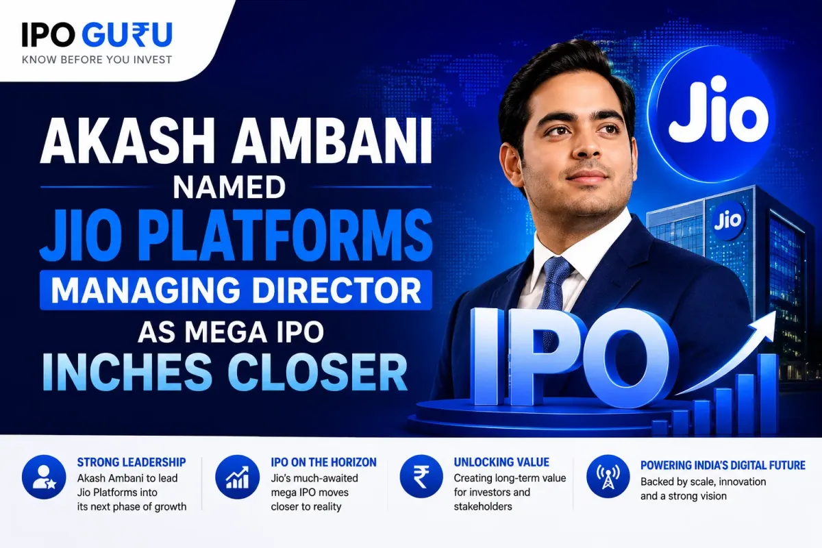 Akash Ambani Named Jio Platforms Managing Director As Mega IPO Inches Closer