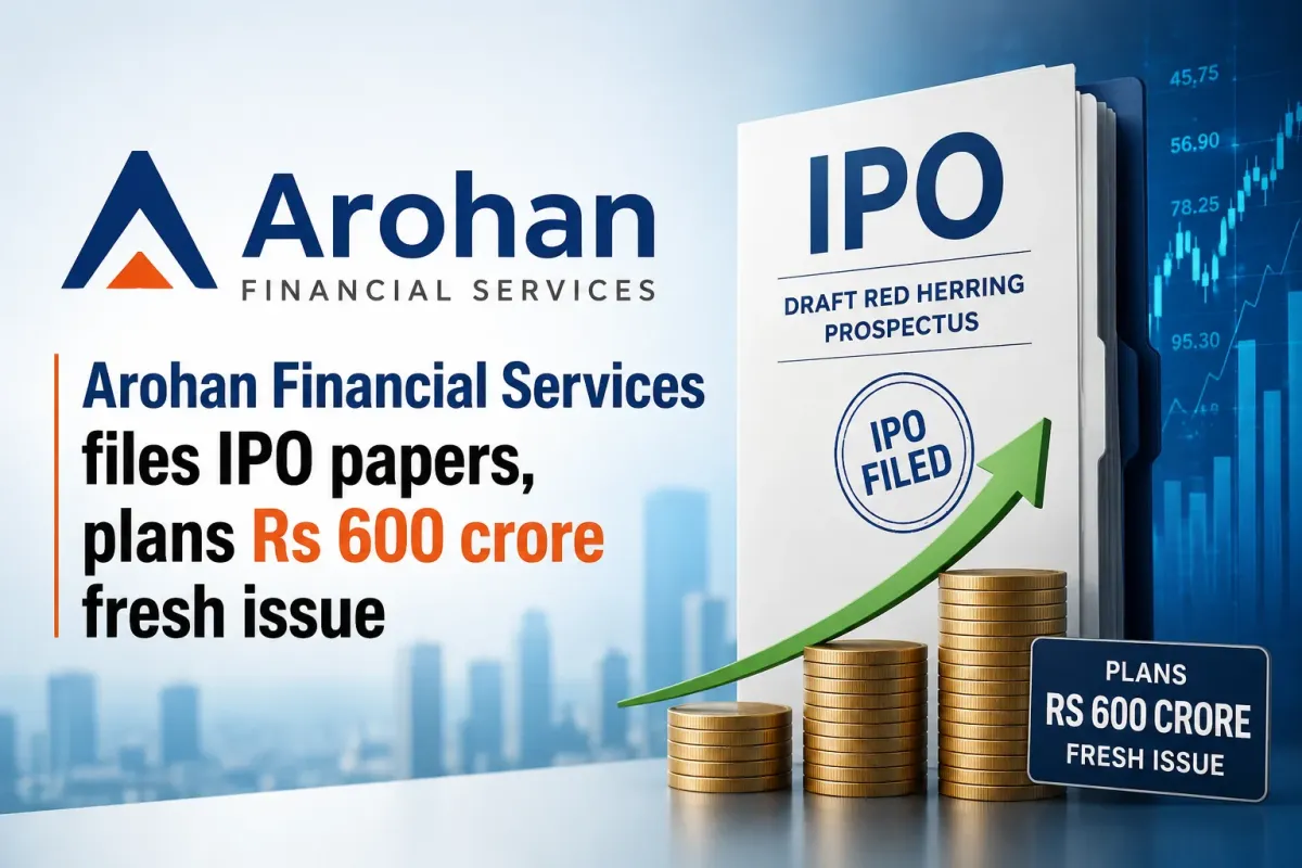Arohan Financial Services Files DRHP, Plans ₹600 Crore Fresh Issue