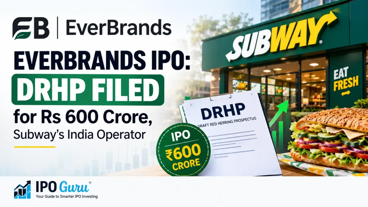 EverBrands IPO: DRHP Filed for Rs 600 Crore, Subway's India Operator
