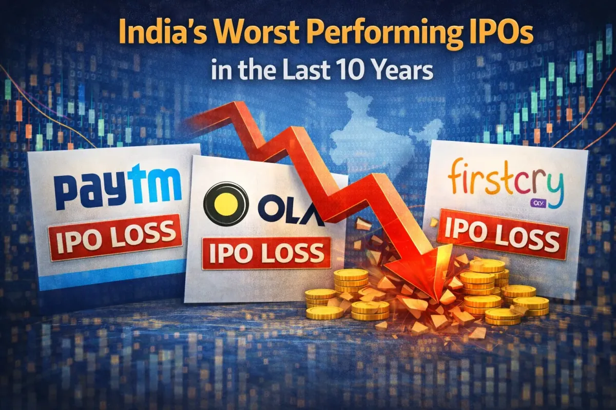 Worst Performing IPOs of India in the Last 10 Years