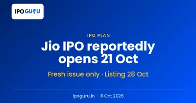 Jio Platforms IPO Reportedly Set to Open on 21 October, Aiming for ₹37,000 Crore