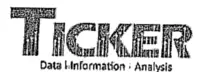 Ticker unlisted share price