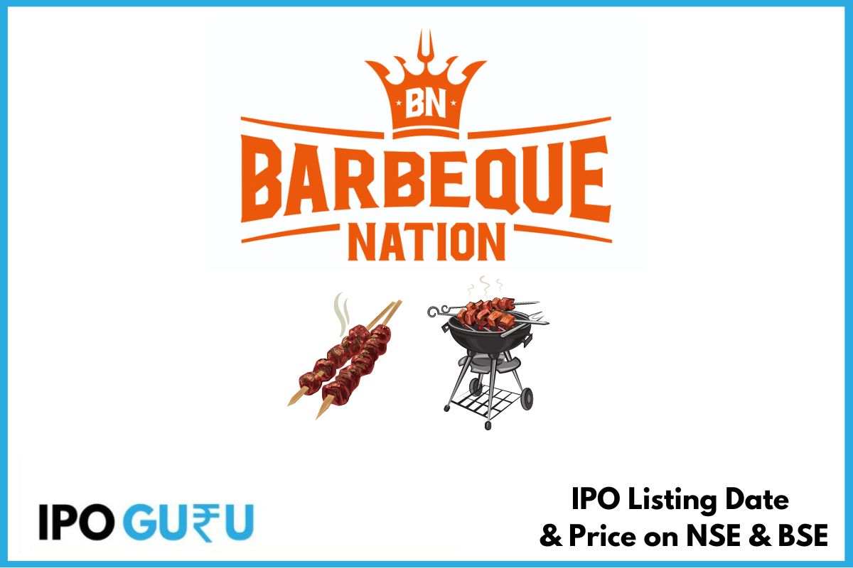 Barbeque Nation IPO Listing Date & Price on NSE & BSE IPO Guru